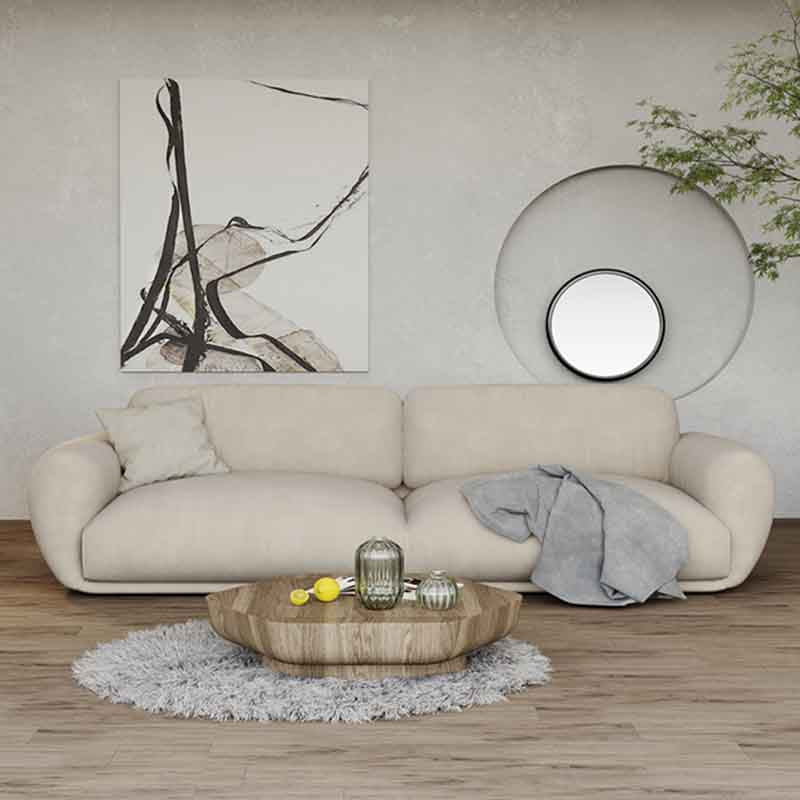 Square Arm Loose Back Sofa 39"W Modern Sofa for Living Room Clearhalo 'furn' 'furn_sofas' 'Furniture' 'furniture_sofas' 'kitchen' 'kitchen_sofas' 'Living Room Furniture' 'Sofa' 'sofas' 4592485