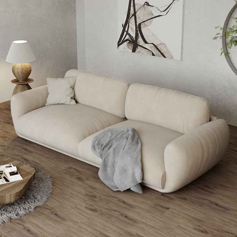 Square Arm Loose Back Sofa 39"W Modern Sofa for Living Room Clearhalo 'furn' 'furn_sofas' 'Furniture' 'furniture_sofas' 'kitchen' 'kitchen_sofas' 'Living Room Furniture' 'Sofa' 'sofas' 4592487