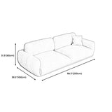 Square Arm Loose Back Sofa 39"W Modern Sofa for Living Room Clearhalo 'furn' 'furn_sofas' 'Furniture' 'furniture_sofas' 'kitchen' 'kitchen_sofas' 'Living Room Furniture' 'Sofa' 'sofas' 4592496
