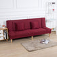 29.53" H Armless Sofa Bed with Tight Back Sofa for Living Room, Apartment Red Linen Blend Clearhalo 'furn' 'furn_sofas' 'Furniture' 'furniture_sofas' 'kitchen' 'kitchen_sofas' 'Living Room Furniture' 'Sofa' 'sofas' 4592530