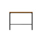 Brown Modern Style Bar Table Solid Wood and Iron Breakroom Bar Table 55.1"L x 15.7"W x 41.3"H Without Chairs Clearhalo 'Bar Furniture' 'Bar Tables' 'bar_tables' 'furn' 'furn_bar_tables' 'Furniture' 'furniture_bar_tables' 'Kitchen & Dining Furniture' 4598194