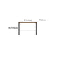 Brown Modern Style Bar Table Solid Wood and Iron Breakroom Bar Table Clearhalo 'Bar Furniture' 'Bar Tables' 'bar_tables' 'furn' 'furn_bar_tables' 'Furniture' 'furniture_bar_tables' 'Kitchen & Dining Furniture' 4598204
