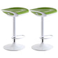 Industrial Style Bar Chair with Adjustable Height Swivel PP Seat for Counter Bar Green White 2 Piece Set Clearhalo 'Bar Furniture' 'Bar Stools' 'bar_stools' 'furn' 'furn_bar_stools' 'furniture_bar_stools' 'Kitchen & Dining Furniture' 'kitchen&dining_furn' 'kitchen' 'kitchen_furn' Furniture' 4598414