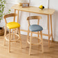 Scandinavia Style Bar-stool Wooden Legs with Low Back Footrest for Kitchen Bar Clearhalo 'Bar Furniture' 'Bar Stools' 'bar_stools' 'furn' 'furn_bar_stools' 'furniture_bar_stools' 'Kitchen & Dining Furniture' 'kitchen&dining_furn' 'kitchen' 'kitchen_furn' Furniture' 4598471