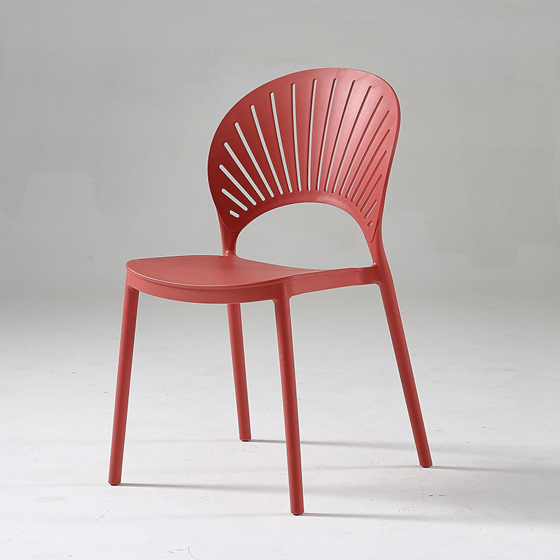 Scandinavia Style Bar-stool Plastic Single Stool with Footrest for Kitchen Bar Rose Red Clearhalo 'Bar Furniture' 'Bar Stools' 'bar_stools' 'furn' 'furn_bar_stools' 'furniture_bar_stools' 'Kitchen & Dining Furniture' 'kitchen&dining_furn' 'kitchen' 'kitchen_furn' Furniture' 4598538