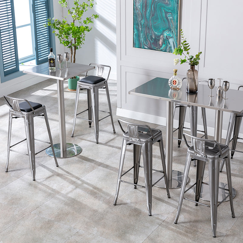 Industrial Backrest Bar Stool Metal and Leather Bar Stool with Iron Legs Clearhalo 'Bar Furniture' 'Bar Stools' 'bar_stools' 'furn' 'furn_bar_stools' 'furniture_bar_stools' 'Kitchen & Dining Furniture' 'kitchen&dining_furn' 'kitchen' 'kitchen_furn' Furniture' 4598621