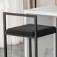 Scandinavian Style Bar-stool with Sled Legs Square Seat Counter Stool for Kitchen Bar Clearhalo 'Bar Furniture' 'Bar Stools' 'bar_stools' 'furn' 'furn_bar_stools' 'furniture_bar_stools' 'Kitchen & Dining Furniture' 'kitchen&dining_furn' 'kitchen' 'kitchen_furn' Furniture' 4598670