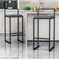 Scandinavian Style Bar-stool with Sled Legs Square Seat Counter Stool for Kitchen Bar Clearhalo 'Bar Furniture' 'Bar Stools' 'bar_stools' 'furn' 'furn_bar_stools' 'furniture_bar_stools' 'Kitchen & Dining Furniture' 'kitchen&dining_furn' 'kitchen' 'kitchen_furn' Furniture' 4598681