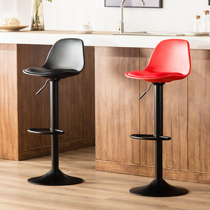 Scandinavian Style Bar-stool with Leather Seat Counter Stool for Kitchen Bar Clearhalo 'Bar Furniture' 'Bar Stools' 'bar_stools' 'furn' 'furn_bar_stools' 'furniture_bar_stools' 'Kitchen & Dining Furniture' 'kitchen&dining_furn' 'kitchen' 'kitchen_furn' Furniture' 4598688