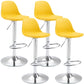 Scandinavian Style Bar-stool with Leather Seat Counter Stool for Kitchen Bar Yellow Iron 4 Piece Set Clearhalo 'Bar Furniture' 'Bar Stools' 'bar_stools' 'furn' 'furn_bar_stools' 'furniture_bar_stools' 'Kitchen & Dining Furniture' 'kitchen&dining_furn' 'kitchen' 'kitchen_furn' Furniture' 4598704