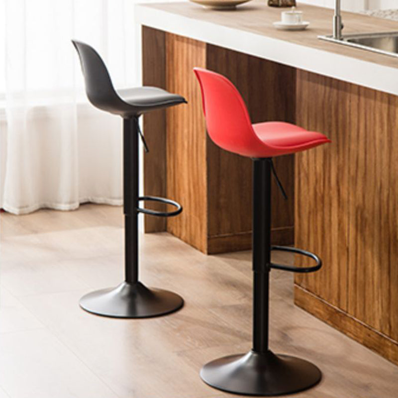 Scandinavian Style Bar-stool with Leather Seat Counter Stool for Kitchen Bar Clearhalo 'Bar Furniture' 'Bar Stools' 'bar_stools' 'furn' 'furn_bar_stools' 'furniture_bar_stools' 'Kitchen & Dining Furniture' 'kitchen&dining_furn' 'kitchen' 'kitchen_furn' Furniture' 4598706