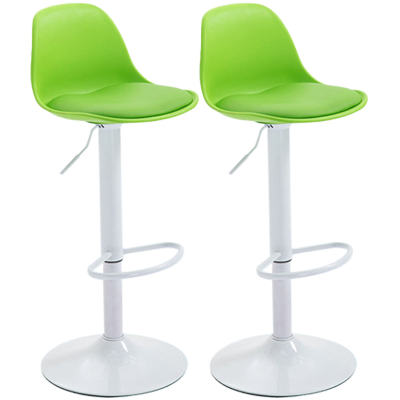 Scandinavian Style Bar-stool with Leather Seat Counter Stool for Kitchen Bar Green White 2 Piece Set Clearhalo 'Bar Furniture' 'Bar Stools' 'bar_stools' 'furn' 'furn_bar_stools' 'furniture_bar_stools' 'Kitchen & Dining Furniture' 'kitchen&dining_furn' 'kitchen' 'kitchen_furn' Furniture' 4598736