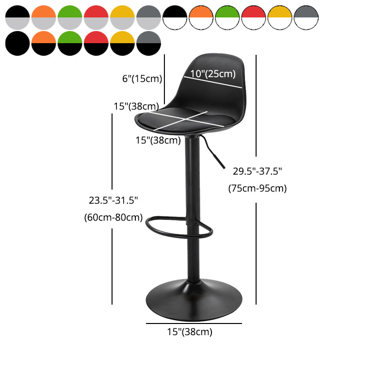 Scandinavian Style Bar-stool with Leather Seat Counter Stool for Kitchen Bar Clearhalo 'Bar Furniture' 'Bar Stools' 'bar_stools' 'furn' 'furn_bar_stools' 'furniture_bar_stools' 'Kitchen & Dining Furniture' 'kitchen&dining_furn' 'kitchen' 'kitchen_furn' Furniture' 4598743
