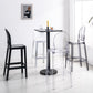 Nordic Plastic Full Back Barstool 26" H Indoor Tall Stool with Square Seat Clearhalo 'Bar Furniture' 'Bar Stools' 'bar_stools' 'furn' 'furn_bar_stools' 'furniture_bar_stools' 'Kitchen & Dining Furniture' 'kitchen&dining_furn' 'kitchen' 'kitchen_furn' Furniture' 4598825