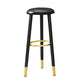 Scandinavian Style Steel Legs Bar-stool Round Seat Single Counter Stool for Kitchen Bar Clearhalo 'Bar Furniture' 'Bar Stools' 'bar_stools' 'furn' 'furn_bar_stools' 'furniture_bar_stools' 'Kitchen & Dining Furniture' 'kitchen&dining_furn' 'kitchen' 'kitchen_furn' Furniture' 4598895