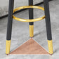 Scandinavian Style Steel Legs Bar-stool Round Seat Single Counter Stool for Kitchen Bar Clearhalo 'Bar Furniture' 'Bar Stools' 'bar_stools' 'furn' 'furn_bar_stools' 'furniture_bar_stools' 'Kitchen & Dining Furniture' 'kitchen&dining_furn' 'kitchen' 'kitchen_furn' Furniture' 4598901