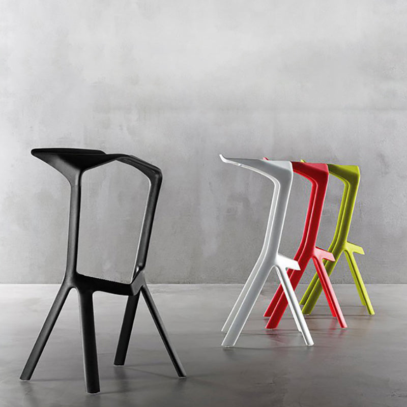 Contemporary Macron Stackable Counter Stools Matte Finish Indoor Bar Stool Clearhalo 'Bar Furniture' 'Bar Stools' 'bar_stools' 'furn' 'furn_bar_stools' 'furniture_bar_stools' 'Kitchen & Dining Furniture' 'kitchen&dining_furn' 'kitchen' 'kitchen_furn' Furniture' 4598991