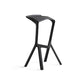 Contemporary Macron Stackable Counter Stools Matte Finish Indoor Bar Stool Black 1 Piece Clearhalo 'Bar Furniture' 'Bar Stools' 'bar_stools' 'furn' 'furn_bar_stools' 'furniture_bar_stools' 'Kitchen & Dining Furniture' 'kitchen&dining_furn' 'kitchen' 'kitchen_furn' Furniture' 4599000