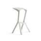 Contemporary Macron Stackable Counter Stools Matte Finish Indoor Bar Stool White 1 Piece Clearhalo 'Bar Furniture' 'Bar Stools' 'bar_stools' 'furn' 'furn_bar_stools' 'furniture_bar_stools' 'Kitchen & Dining Furniture' 'kitchen&dining_furn' 'kitchen' 'kitchen_furn' Furniture' 4599009