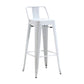 Industrial Iron Low Back Barstool Simple Indoor Tall Stool with Square Seat Clearhalo 'Bar Furniture' 'Bar Stools' 'bar_stools' 'furn' 'furn_bar_stools' 'furniture_bar_stools' 'Kitchen & Dining Furniture' 'kitchen&dining_furn' 'kitchen' 'kitchen_furn' Furniture' 4599139