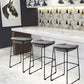 Industrial Style Barstool Indoor Metal Black 4 Legs Bar Stool for Restaurant Clearhalo 'Bar Furniture' 'Bar Stools' 'bar_stools' 'furn' 'furn_bar_stools' 'furniture_bar_stools' 'Kitchen & Dining Furniture' 'kitchen&dining_furn' 'kitchen' 'kitchen_furn' Furniture' 4599256