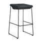 Industrial Style Barstool Indoor Metal Black 4 Legs Bar Stool for Restaurant Clearhalo 'Bar Furniture' 'Bar Stools' 'bar_stools' 'furn' 'furn_bar_stools' 'furniture_bar_stools' 'Kitchen & Dining Furniture' 'kitchen&dining_furn' 'kitchen' 'kitchen_furn' Furniture' 4599264