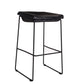 Industrial Style Barstool Indoor Metal Black 4 Legs Bar Stool for Restaurant Black 1 Piece Clearhalo 'Bar Furniture' 'Bar Stools' 'bar_stools' 'furn' 'furn_bar_stools' 'furniture_bar_stools' 'Kitchen & Dining Furniture' 'kitchen&dining_furn' 'kitchen' 'kitchen_furn' Furniture' 4599265
