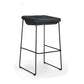 Industrial Style Barstool Indoor Metal Black 4 Legs Bar Stool for Restaurant Dark Gray 1 Piece Clearhalo 'Bar Furniture' 'Bar Stools' 'bar_stools' 'furn' 'furn_bar_stools' 'furniture_bar_stools' 'Kitchen & Dining Furniture' 'kitchen&dining_furn' 'kitchen' 'kitchen_furn' Furniture' 4599270