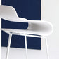 Nordic Simple Low Back Barstool Indoor Iron Tall Stool with Plastic Seat Clearhalo 'Bar Furniture' 'Bar Stools' 'bar_stools' 'furn' 'furn_bar_stools' 'furniture_bar_stools' 'Kitchen & Dining Furniture' 'kitchen&dining_furn' 'kitchen' 'kitchen_furn' Furniture' 4599294