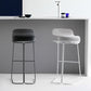 Nordic Simple Low Back Barstool Indoor Iron Tall Stool with Plastic Seat Clearhalo 'Bar Furniture' 'Bar Stools' 'bar_stools' 'furn' 'furn_bar_stools' 'furniture_bar_stools' 'Kitchen & Dining Furniture' 'kitchen&dining_furn' 'kitchen' 'kitchen_furn' Furniture' 4599301
