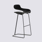 Nordic Simple Low Back Barstool Indoor Iron Tall Stool with Plastic Seat Black 1 Piece Bar Stool(30"H) Clearhalo 'Bar Furniture' 'Bar Stools' 'bar_stools' 'furn' 'furn_bar_stools' 'furniture_bar_stools' 'Kitchen & Dining Furniture' 'kitchen&dining_furn' 'kitchen' 'kitchen_furn' Furniture' 4599320