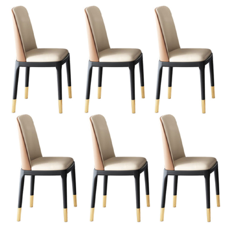 Glam 1/4/6/7/9 Pieces Dining Set Rectangle Stone Dining Table Furniture for Dining Room 6 White Chairs Clearhalo 'Dining Room Sets' 'Dining Tables & Seating' 'dining_room_set' 'furn' 'furn_dining_room_set' 'Furniture' 'furniture_dining_room_set' 'Kitchen & Dining Furniture' 'kitchen&dining_furn' 'kitchen' 4599329