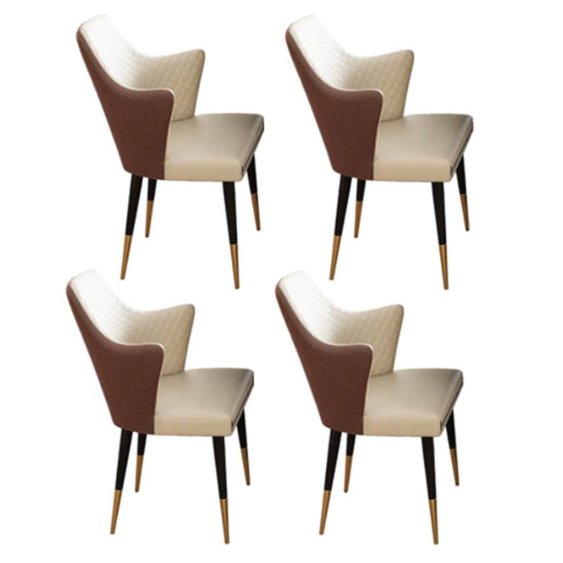 Glam 1/4/6/7/9 Pieces Dining Set Rectangle Stone Dining Table Furniture for Dining Room 4 Beige Chairs Clearhalo 'Dining Room Sets' 'Dining Tables & Seating' 'dining_room_set' 'furn' 'furn_dining_room_set' 'Furniture' 'furniture_dining_room_set' 'Kitchen & Dining Furniture' 'kitchen&dining_furn' 'kitchen' 4599330