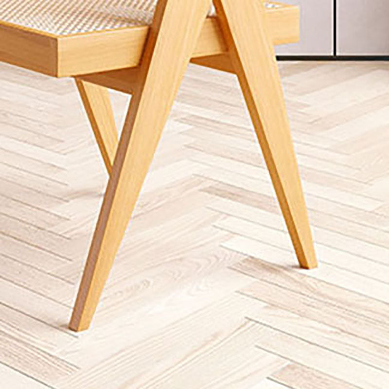 Modern Rectangular Dining Set Solid Wood and Acrylic 1/2/5 Pieces Natural Table and Chairs Clearhalo 'Dining Room Sets' 'Dining Tables & Seating' 'dining_room_set' 'furn' 'furn_dining_room_set' 'Furniture' 'furniture_dining_room_set' 'Kitchen & Dining Furniture' 'kitchen&dining_furn' 'kitchen' 4599376