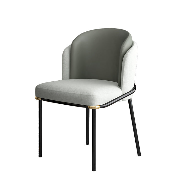 White Stone Top 1/5 Pieces Dining Set Glam Style Kitchen Set for Dining Room 1 Light Grey Chair Clearhalo 'Dining Room Sets' 'Dining Tables & Seating' 'dining_room_set' 'furn' 'furn_dining_room_set' 'Furniture' 'furniture_dining_room_set' 'Kitchen & Dining Furniture' 'kitchen&dining_furn' 'kitchen' 4599392