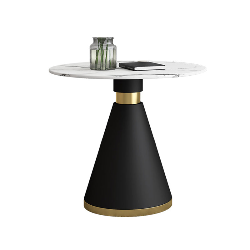 White Stone Top 1/5 Pieces Dining Set Glam Style Kitchen Set for Dining Room Clearhalo 'Dining Room Sets' 'Dining Tables & Seating' 'dining_room_set' 'furn' 'furn_dining_room_set' 'Furniture' 'furniture_dining_room_set' 'Kitchen & Dining Furniture' 'kitchen&dining_furn' 'kitchen' 4599394