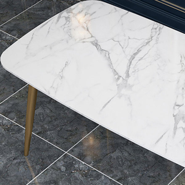 Glam Style 1/2/5 Pieces Kitchen Set White-gold Table Dining Set for Dining Room Clearhalo 'Dining Room Sets' 'Dining Tables & Seating' 'dining_room_set' 'furn' 'furn_dining_room_set' 'Furniture' 'furniture_dining_room_set' 'Kitchen & Dining Furniture' 'kitchen&dining_furn' 'kitchen' 4599421