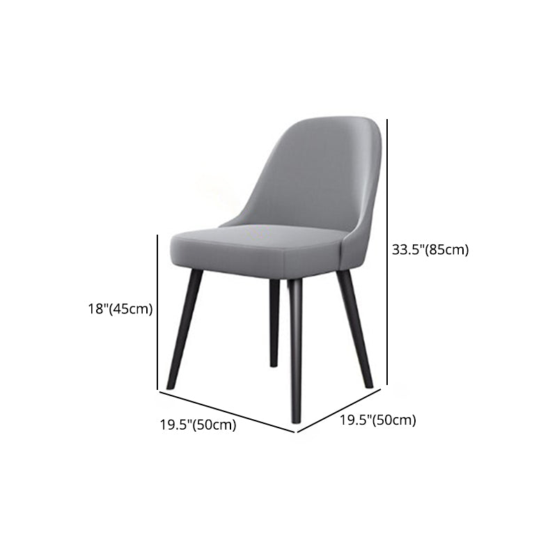 Modern Style 1/2/7 Pieces Dining Set with Gray Chair Kitchen Set for Dining Room Clearhalo 'Dining Room Sets' 'Dining Tables & Seating' 'dining_room_set' 'furn' 'furn_dining_room_set' 'Furniture' 'furniture_dining_room_set' 'Kitchen & Dining Furniture' 'kitchen&dining_furn' 'kitchen' 4599448