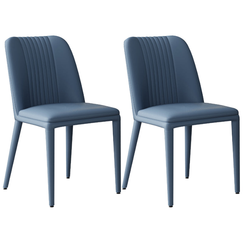 Modern 1/2/7 Pieces Dining Table Set with Marble Top Rectangle Dinette Set 2 Blue Chairs Clearhalo 'Dining Room Sets' 'Dining Tables & Seating' 'dining_room_set' 'furn' 'furn_dining_room_set' 'Furniture' 'furniture_dining_room_set' 'Kitchen & Dining Furniture' 'kitchen&dining_furn' 'kitchen' 4599553