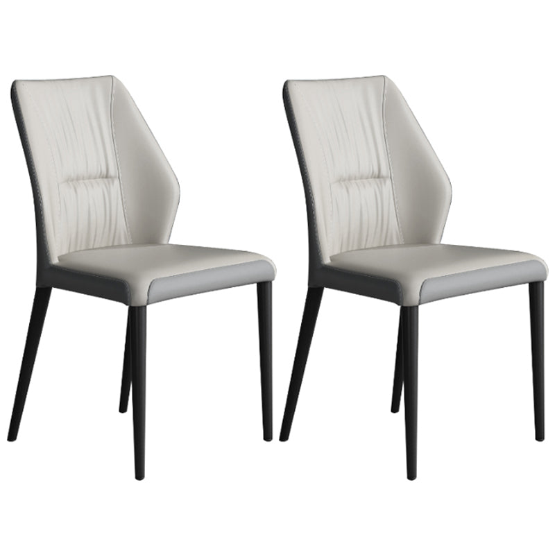 Modern 1/2/7 Pieces Dining Table Set with Marble Top Rectangle Dinette Set 2 Beige Chairs Clearhalo 'Dining Room Sets' 'Dining Tables & Seating' 'dining_room_set' 'furn' 'furn_dining_room_set' 'Furniture' 'furniture_dining_room_set' 'Kitchen & Dining Furniture' 'kitchen&dining_furn' 'kitchen' 4599556