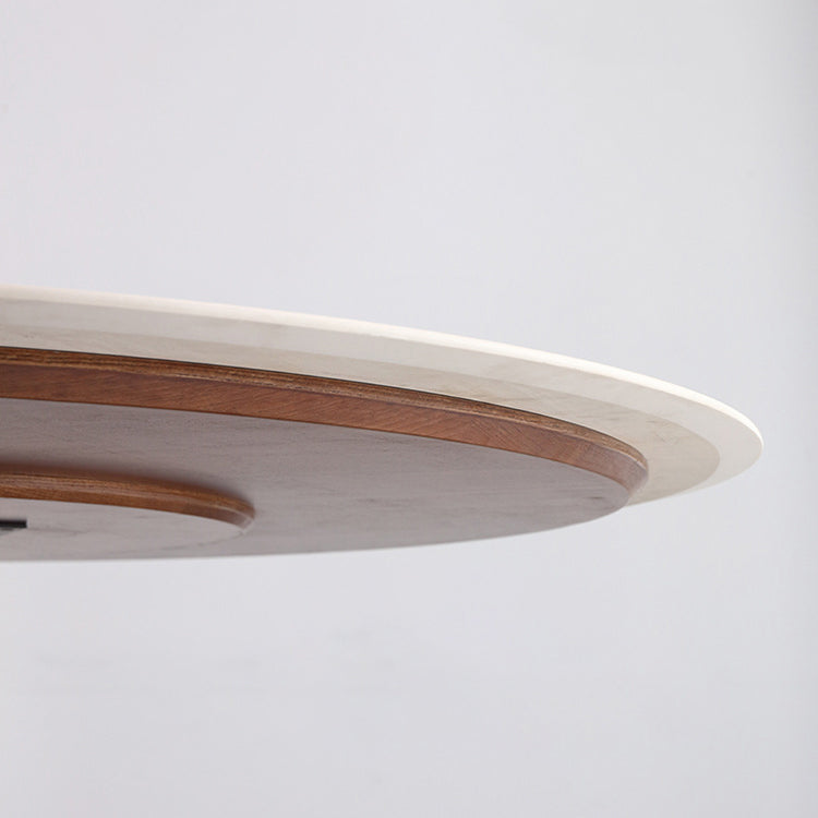 Glam 1/3/4/7 Pieces Dining Table Set with Sintered Stone Top Stainless Steel Dinette Set Clearhalo 'Dining Room Sets' 'Dining Tables & Seating' 'dining_room_set' 'furn' 'furn_dining_room_set' 'Furniture' 'furniture_dining_room_set' 'Kitchen & Dining Furniture' 'kitchen&dining_furn' 'kitchen' 4599573