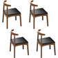 Modern 1/4/7 Pieces Rectangle Dining Table Set Simple Pine Wood Dinette Set 4 Light Brown Chairs Clearhalo 'Dining Room Sets' 'Dining Tables & Seating' 'dining_room_set' 'furn' 'furn_dining_room_set' 'Furniture' 'furniture_dining_room_set' 'Kitchen & Dining Furniture' 'kitchen&dining_furn' 'kitchen' 4599582