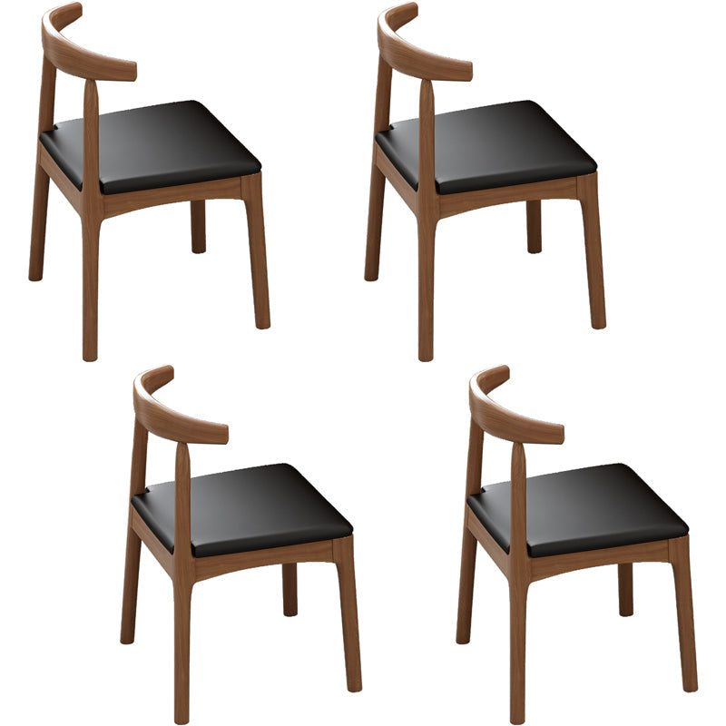Modern 1/4/7 Pieces Rectangle Dining Table Set Simple Pine Wood Dinette Set 4 Light Brown Chairs Clearhalo 'Dining Room Sets' 'Dining Tables & Seating' 'dining_room_set' 'furn' 'furn_dining_room_set' 'Furniture' 'furniture_dining_room_set' 'Kitchen & Dining Furniture' 'kitchen&dining_furn' 'kitchen' 4599582