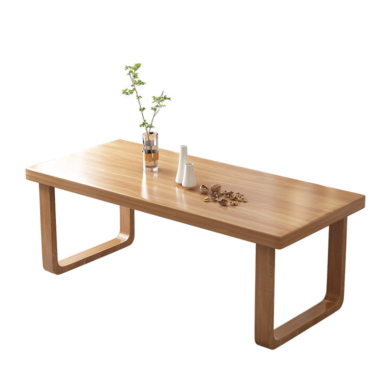 Modern 1/4/7 Pieces Rectangle Dining Table Set Simple Pine Wood Dinette Set Clearhalo 'Dining Room Sets' 'Dining Tables & Seating' 'dining_room_set' 'furn' 'furn_dining_room_set' 'Furniture' 'furniture_dining_room_set' 'Kitchen & Dining Furniture' 'kitchen&dining_furn' 'kitchen' 4599586