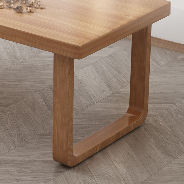 Modern 1/4/7 Pieces Rectangle Dining Table Set Simple Pine Wood Dinette Set Clearhalo 'Dining Room Sets' 'Dining Tables & Seating' 'dining_room_set' 'furn' 'furn_dining_room_set' 'Furniture' 'furniture_dining_room_set' 'Kitchen & Dining Furniture' 'kitchen&dining_furn' 'kitchen' 4599591