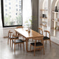 Modern 1/4/7 Pieces Rectangle Dining Table Set Simple Pine Wood Dinette Set Clearhalo 'Dining Room Sets' 'Dining Tables & Seating' 'dining_room_set' 'furn' 'furn_dining_room_set' 'Furniture' 'furniture_dining_room_set' 'Kitchen & Dining Furniture' 'kitchen&dining_furn' 'kitchen' 4599592