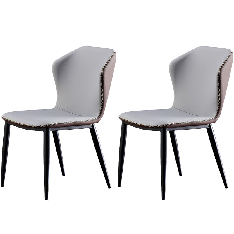 Modern 1/2/5/7 Pieces Round Dining Table Set with Sintered Stone Top Scalable Dinette Set 2 Light Grey Chairs Clearhalo 'Dining Room Sets' 'Dining Tables & Seating' 'dining_room_set' 'furn' 'furn_dining_room_set' 'Furniture' 'furniture_dining_room_set' 'Kitchen & Dining Furniture' 'kitchen&dining_furn' 'kitchen' 4599608