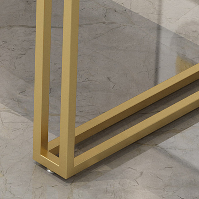 Glam Style 1/2/5 Pieces Dining Set White-gold Table Kitchen Set for Dining Room Clearhalo 'Dining Room Sets' 'Dining Tables & Seating' 'dining_room_set' 'furn' 'furn_dining_room_set' 'Furniture' 'furniture_dining_room_set' 'Kitchen & Dining Furniture' 'kitchen&dining_furn' 'kitchen' 4599648