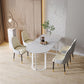 Stone Top Dining Table Traditional Luxury Dining Table with Sled Base Clearhalo ' dining_table' 'Dining Tables & Seating' 'Dining Tables' 'furn' 'furn_dining_table' 'Furniture' 'furniture_dining_table' 'Kitchen & Dining Furniture' 'kitchen&dining_furn' 'kitchen' 'kitchen_dining_table' 4599672