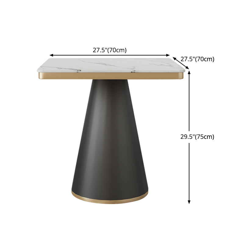 Sintered Stone Top Dining Table Traditional Luxury Dining Table with Metal Frame Clearhalo ' dining_table' 'Dining Tables & Seating' 'Dining Tables' 'furn' 'furn_dining_table' 'Furniture' 'furniture_dining_table' 'Kitchen & Dining Furniture' 'kitchen&dining_furn' 'kitchen' 'kitchen_dining_table' 4599701